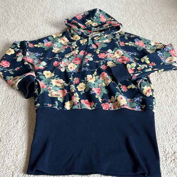 FLORAL RARE Sweatshirt Skirt Hoodie Colorful - Picture 2 of 9